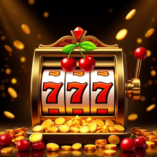 Classic fruit slot machine online game with gold coins